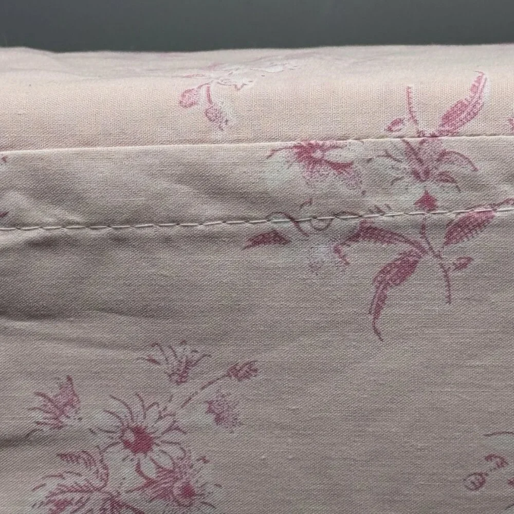 NEW 4pc Laura Ashley Pink Floral KING Sheet Set VICTORIAN BOUQUET Cottage Chic